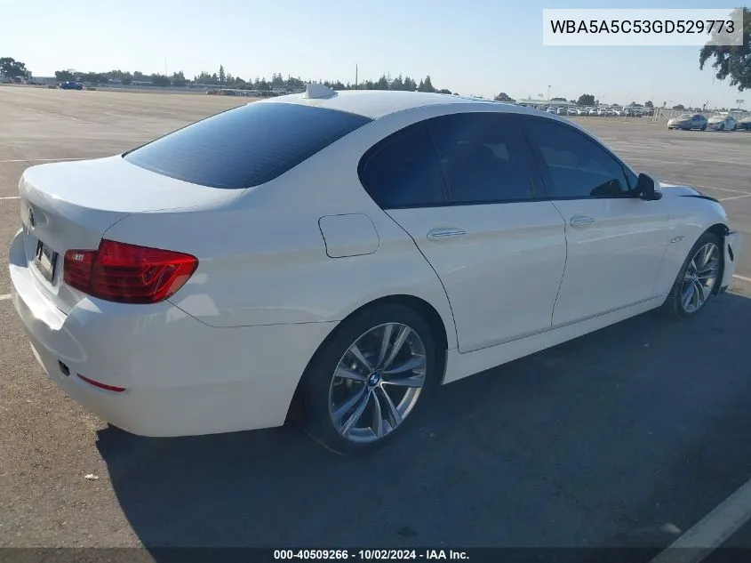 2016 BMW 528I VIN: WBA5A5C53GD529773 Lot: 40509266