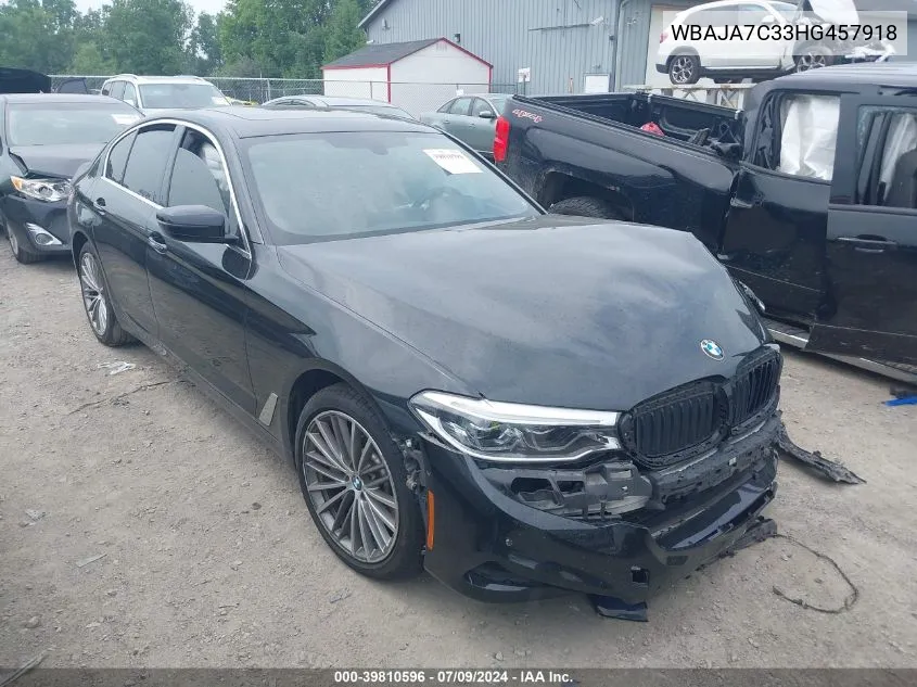 WBAJA7C33HG457918 2017 BMW 530I xDrive