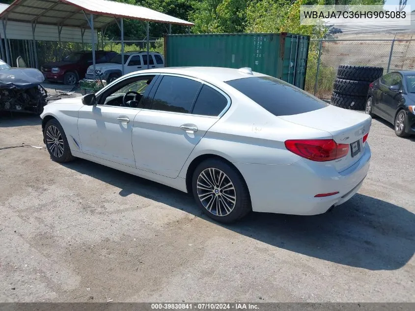 WBAJA7C36HG905083 2017 BMW 530I xDrive