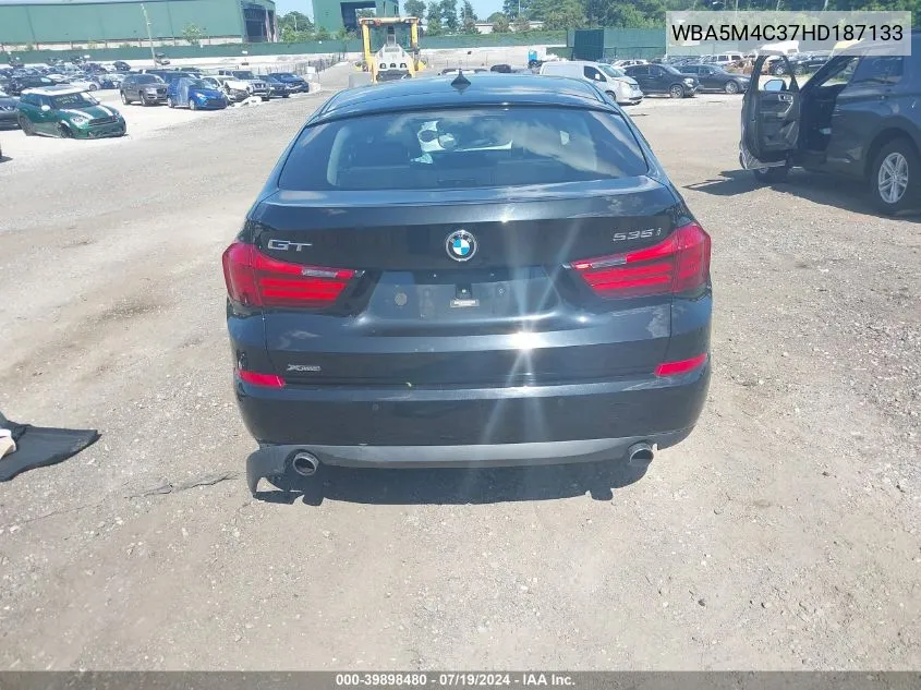 2017 BMW 535I Gran Turismo xDrive VIN: WBA5M4C37HD187133 Lot: 39898480