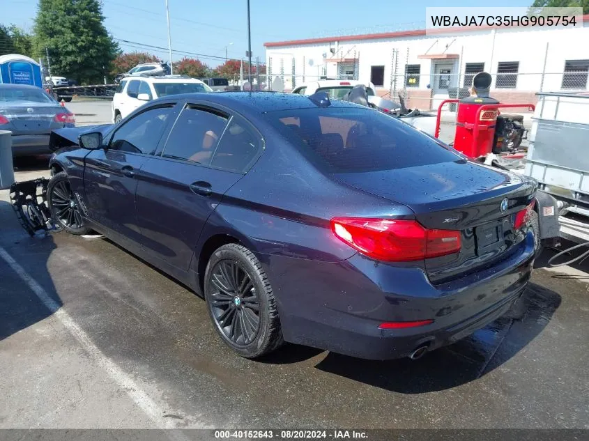 WBAJA7C35HG905754 2017 BMW 530I xDrive