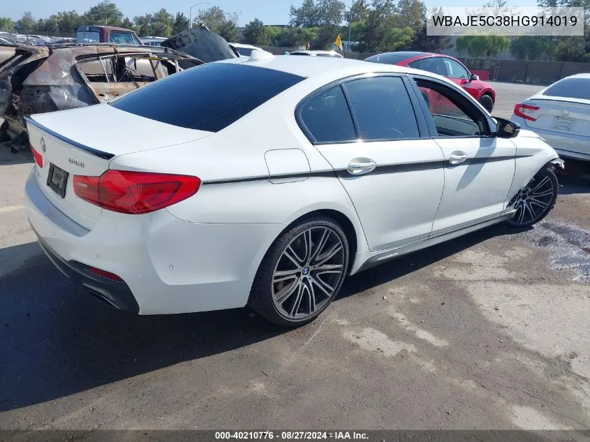 WBAJE5C38HG914019 2017 BMW 540I