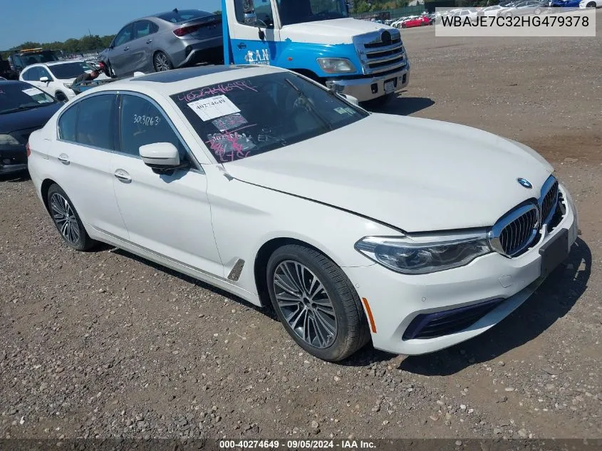 WBAJE7C32HG479378 2017 BMW 540I xDrive