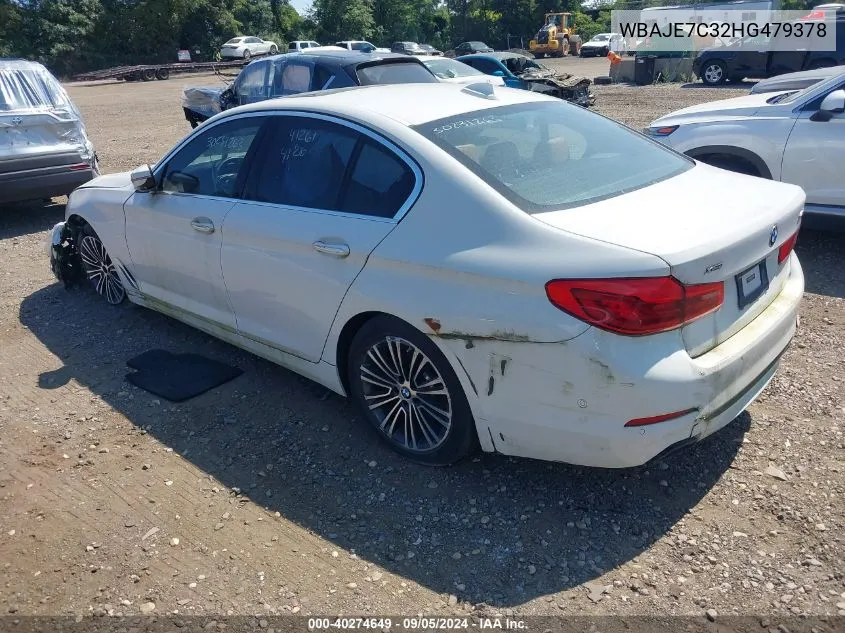 WBAJE7C32HG479378 2017 BMW 540I xDrive