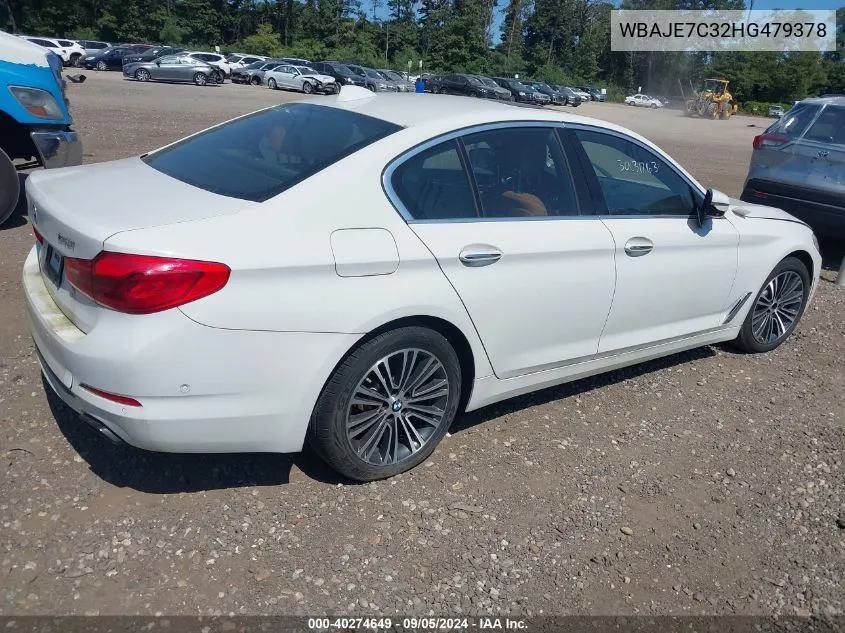 WBAJE7C32HG479378 2017 BMW 540I xDrive