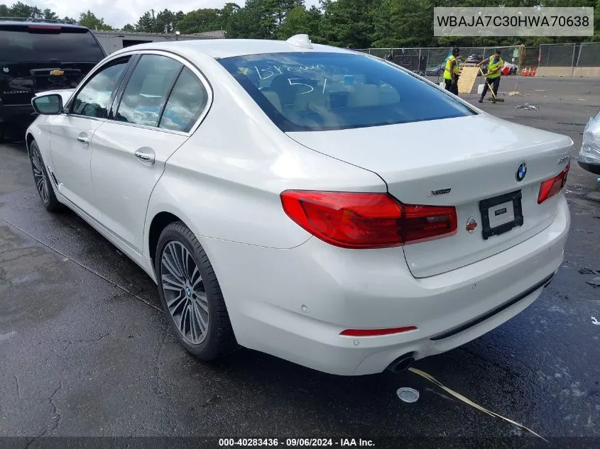 WBAJA7C30HWA70638 2017 BMW 530I xDrive