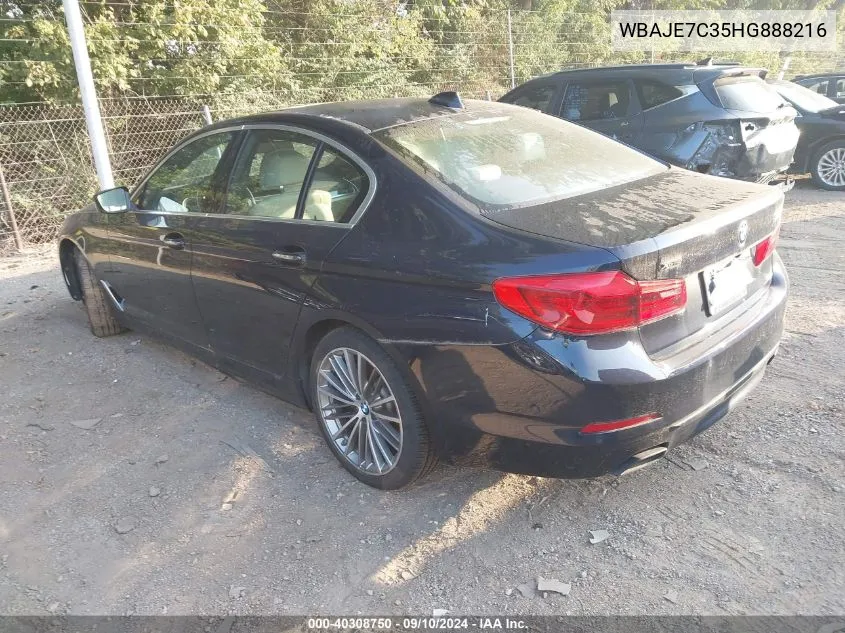 WBAJE7C35HG888216 2017 BMW 540I Xi