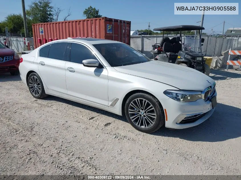 WBAJA7C33HG905588 2017 BMW 530I xDrive