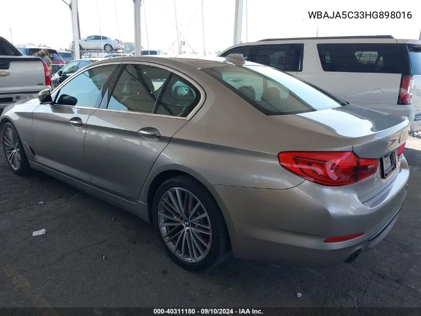 WBAJA5C33HG898016 2017 BMW 530I I