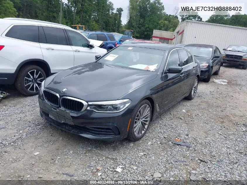 WBAJE7C32HG888402 2017 BMW 540I xDrive