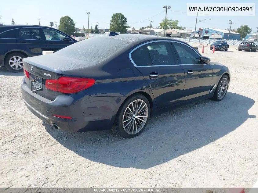 WBAJA7C30HG904995 2017 BMW 530I xDrive