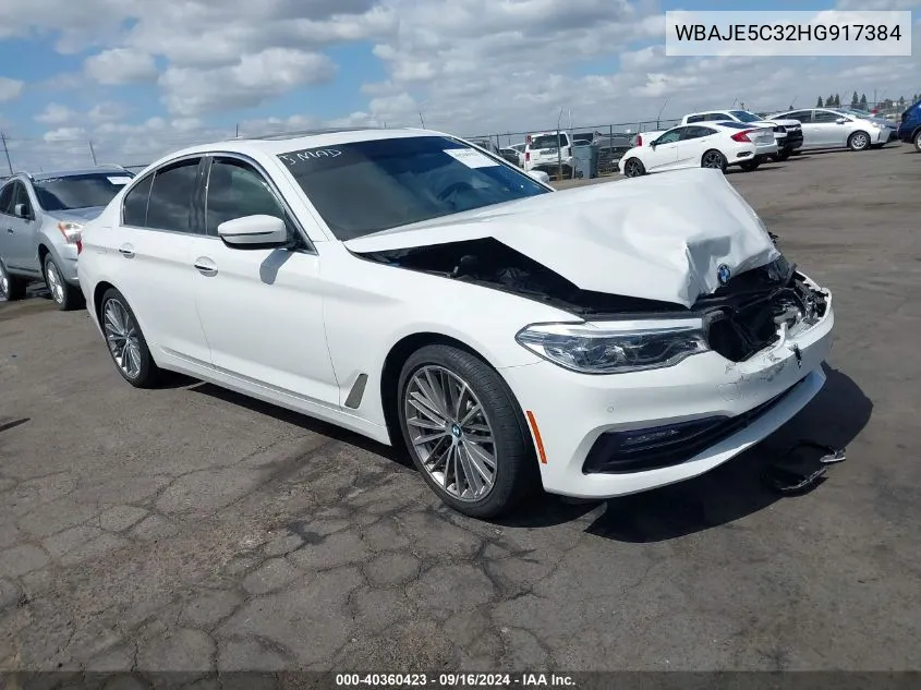 WBAJE5C32HG917384 2017 BMW 540I