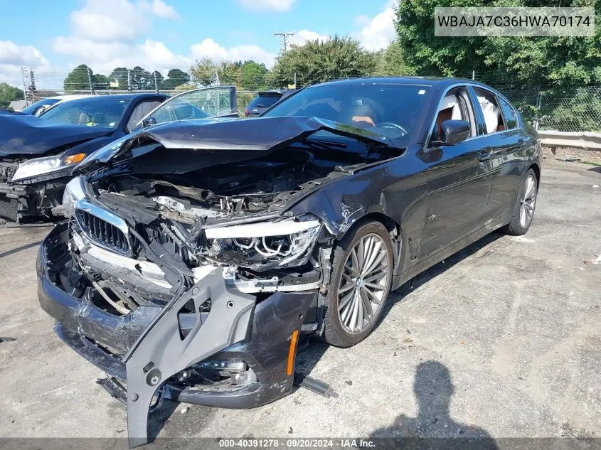 WBAJA7C36HWA70174 2017 BMW 530I xDrive