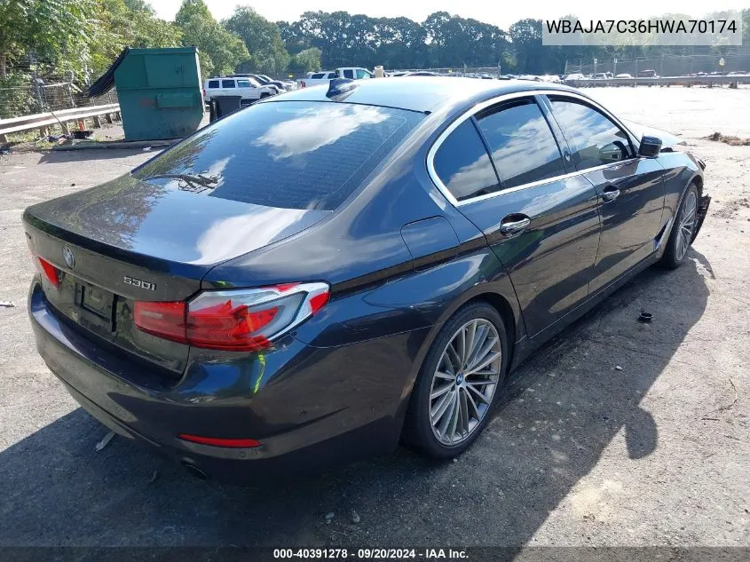 WBAJA7C36HWA70174 2017 BMW 530I xDrive