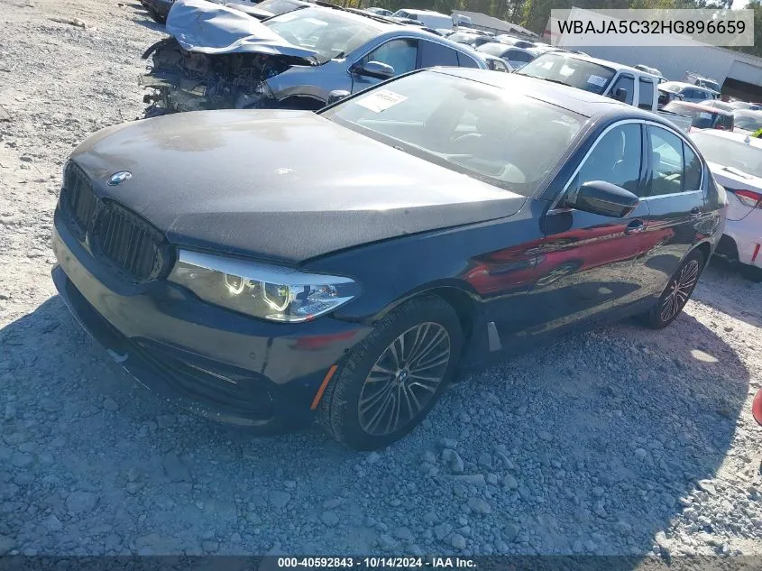 2017 BMW 530 I VIN: WBAJA5C32HG896659 Lot: 40592843