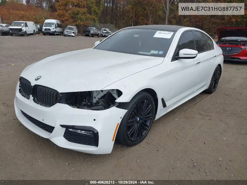 WBAJE7C31HG887757 2017 BMW 540I xDrive