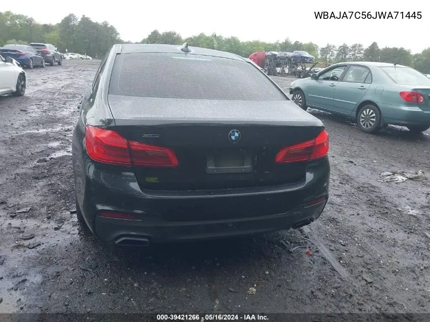 WBAJA7C56JWA71445 2018 BMW 530I xDrive