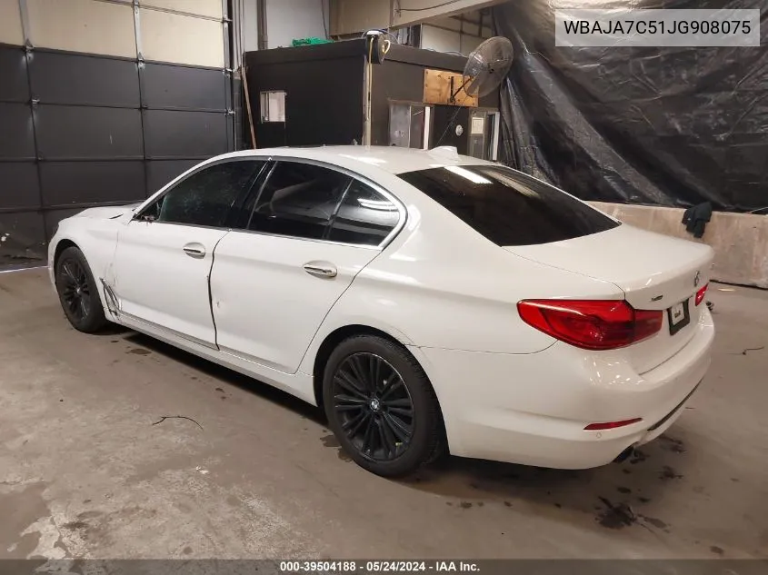 WBAJA7C51JG908075 2018 BMW 530I xDrive