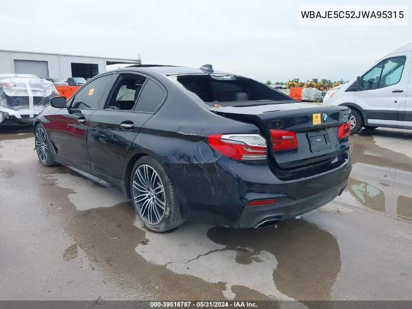 WBAJE5C52JWA95315 2018 BMW 540I