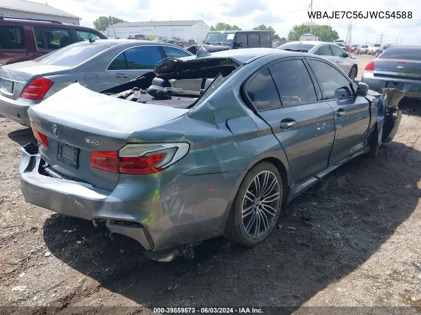 WBAJE7C56JWC54588 2018 BMW 540I xDrive