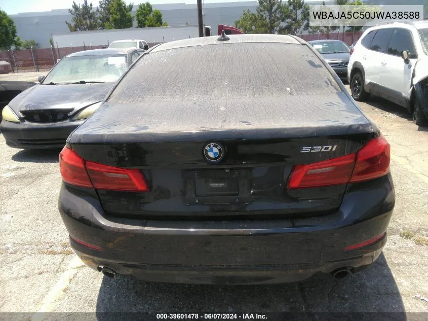 WBAJA5C50JWA38588 2018 BMW 530I