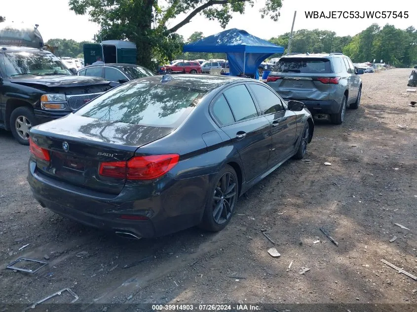 WBAJE7C53JWC57545 2018 BMW 540I xDrive