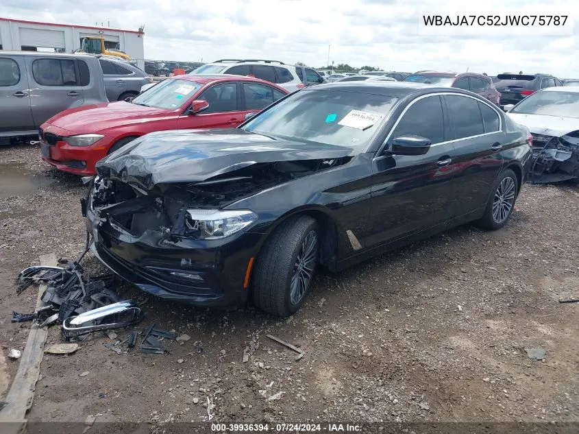 WBAJA7C52JWC75787 2018 BMW 530I xDrive