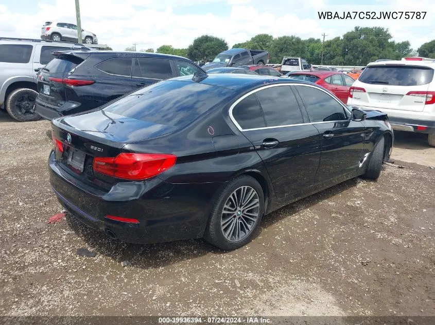 WBAJA7C52JWC75787 2018 BMW 530I xDrive