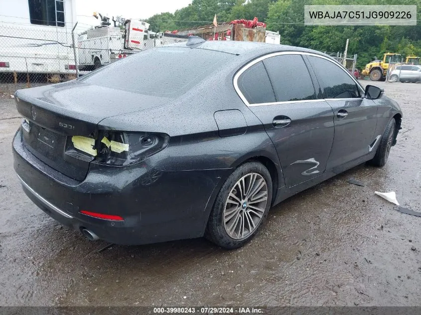 WBAJA7C51JG909226 2018 BMW 530I xDrive