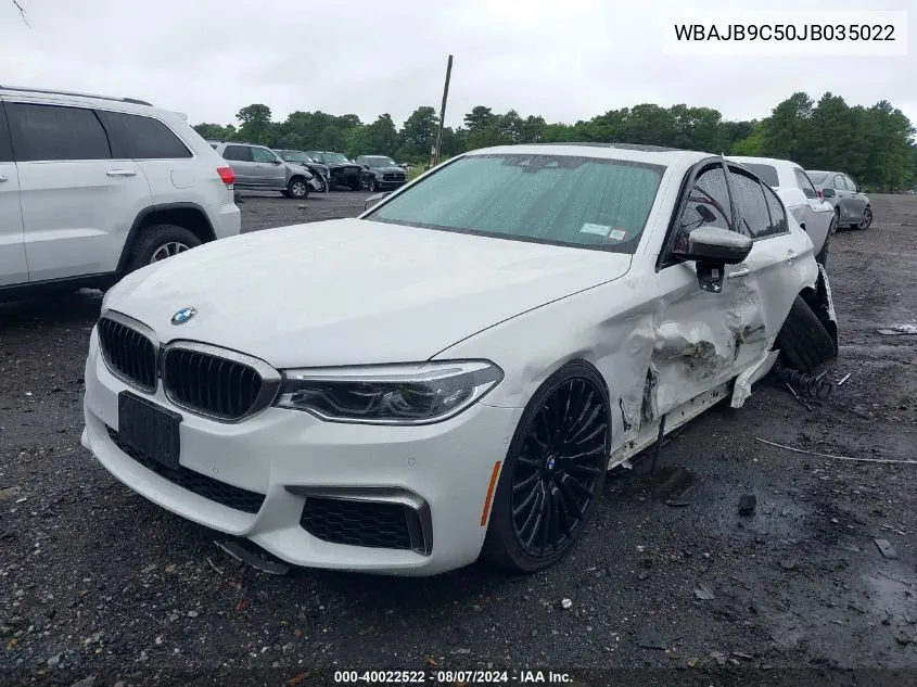 WBAJB9C50JB035022 2018 BMW M550I xDrive