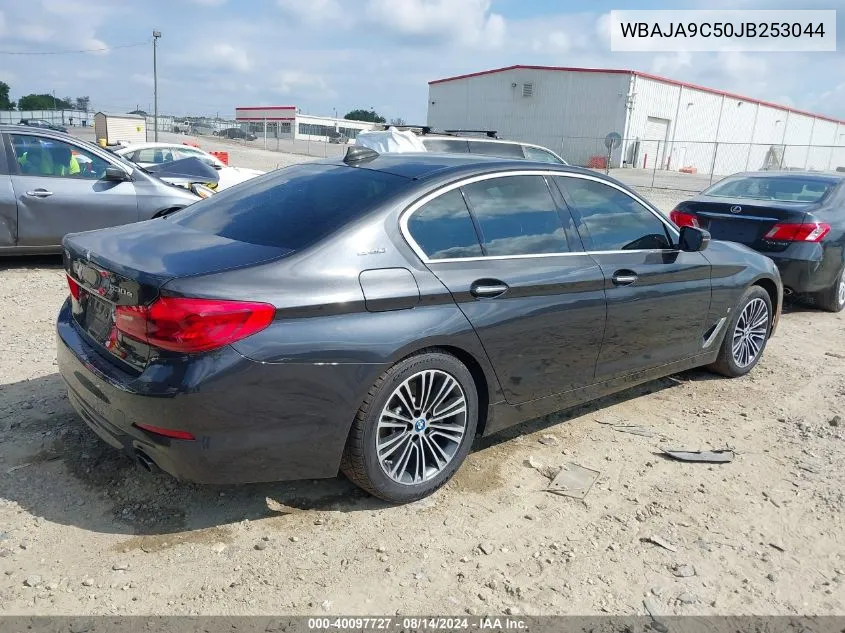 2018 BMW 530E Iperformance VIN: WBAJA9C50JB253044 Lot: 40097727