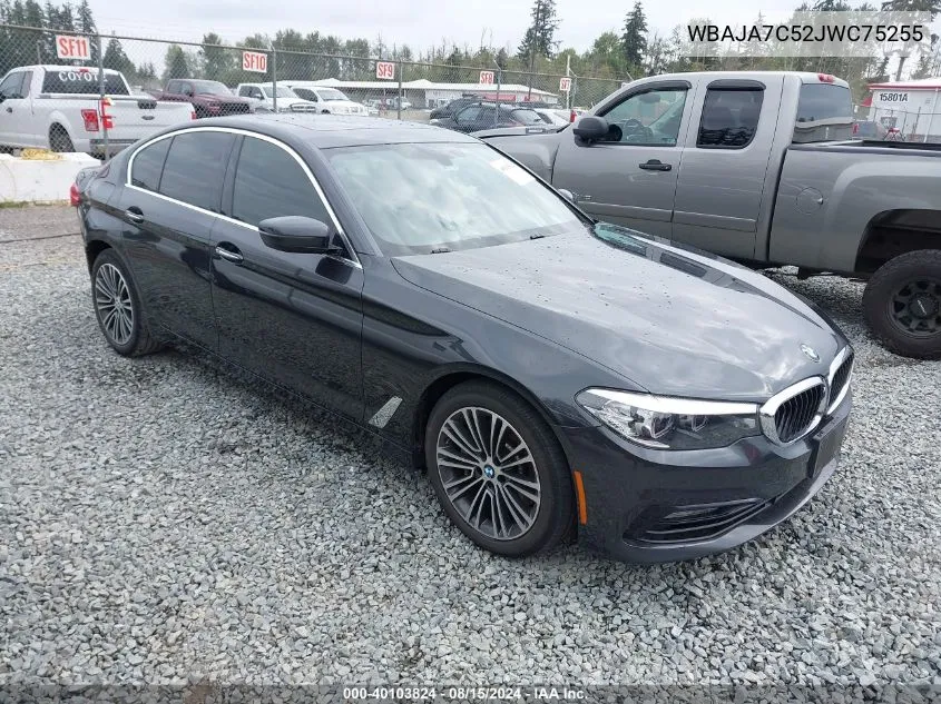 WBAJA7C52JWC75255 2018 BMW 530I xDrive