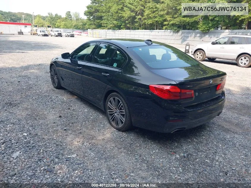 WBAJA7C56JWC76134 2018 BMW 530I xDrive