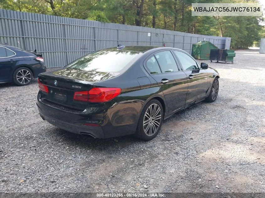 WBAJA7C56JWC76134 2018 BMW 530I xDrive