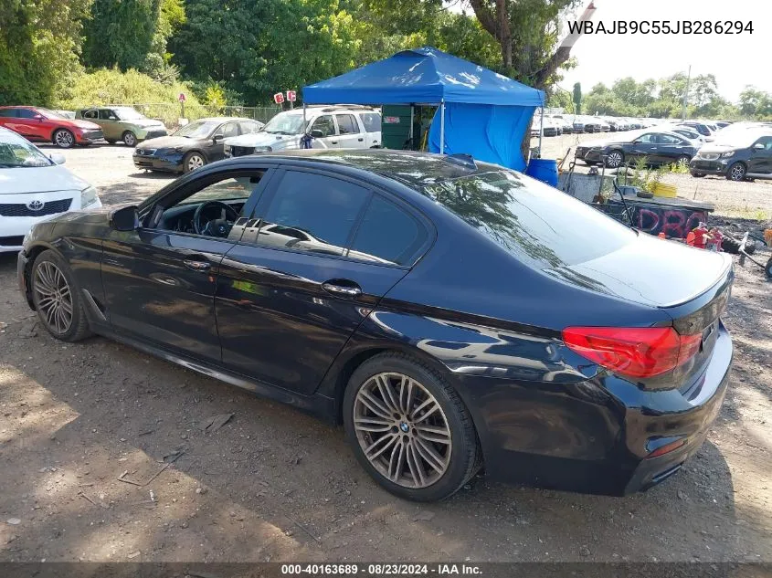 WBAJB9C55JB286294 2018 BMW M550I xDrive