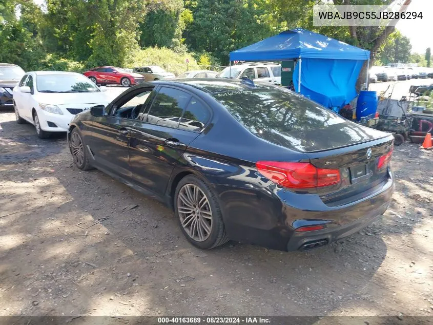 WBAJB9C55JB286294 2018 BMW M550I xDrive