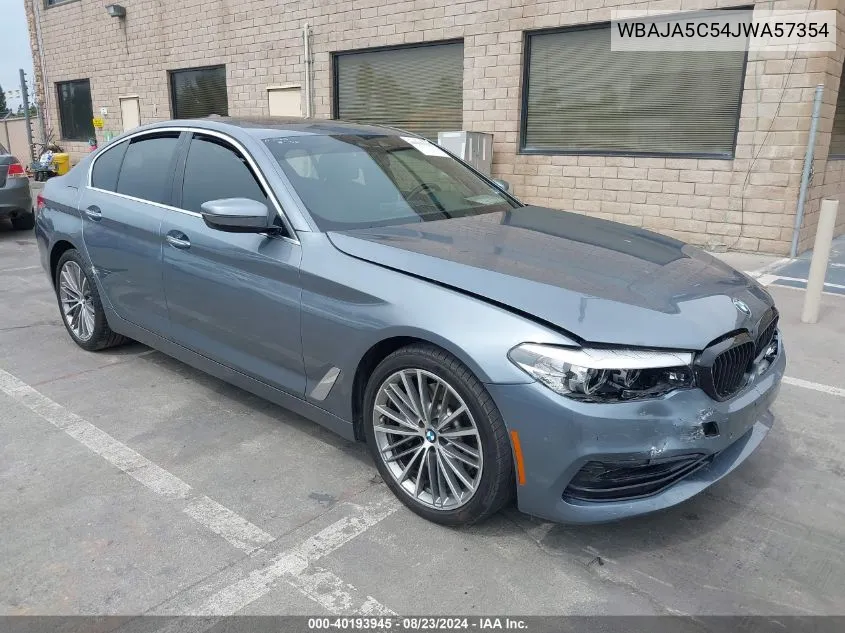 2018 BMW 530I VIN: WBAJA5C54JWA57354 Lot: 40193945