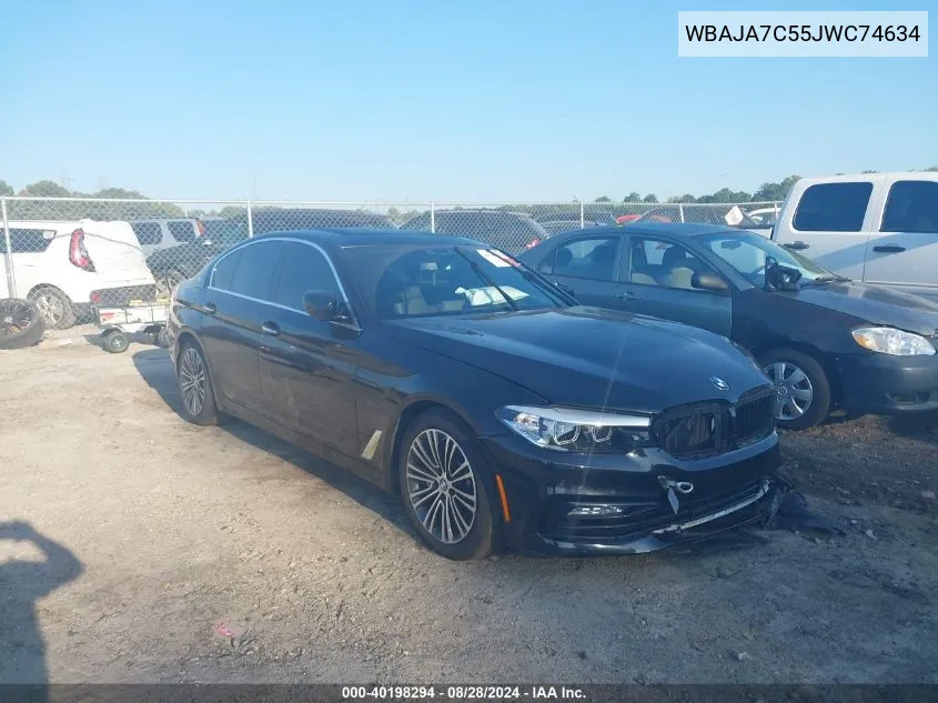 WBAJA7C55JWC74634 2018 BMW 530I xDrive