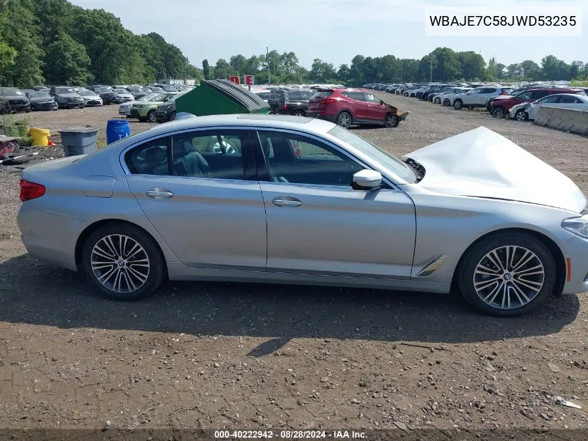 WBAJE7C58JWD53235 2018 BMW 540I xDrive