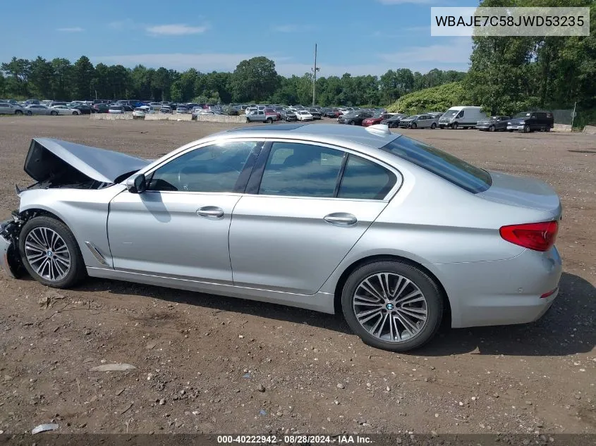 WBAJE7C58JWD53235 2018 BMW 540I xDrive