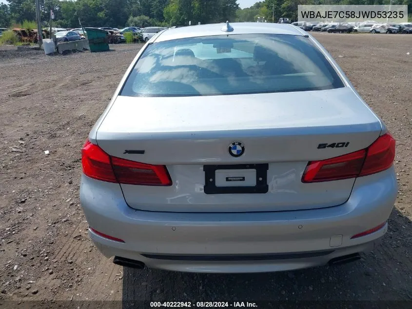 WBAJE7C58JWD53235 2018 BMW 540I xDrive