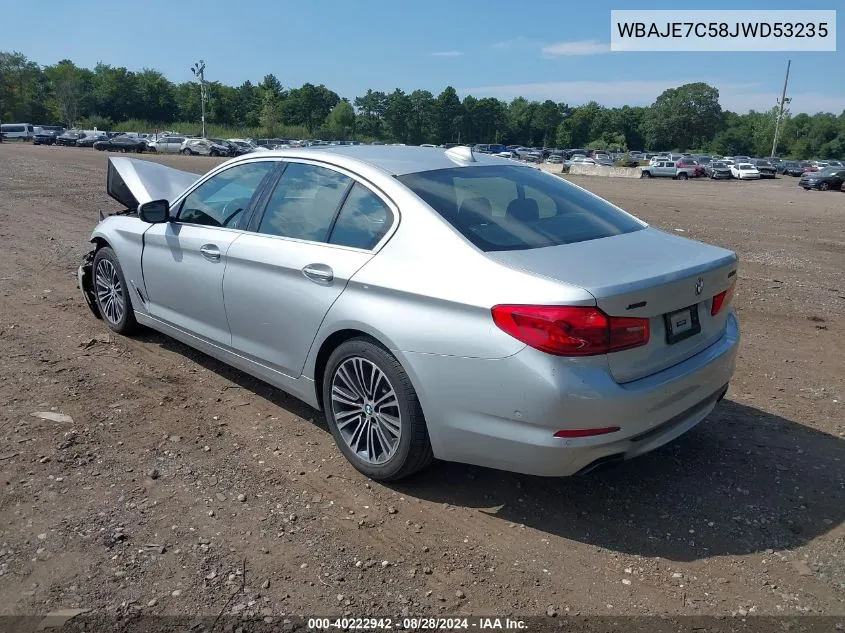 WBAJE7C58JWD53235 2018 BMW 540I xDrive