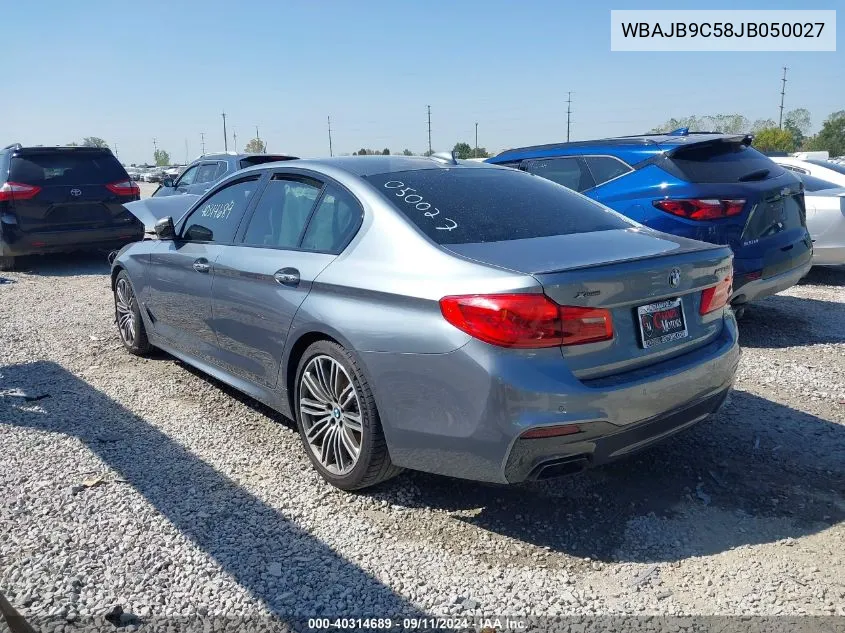 WBAJB9C58JB050027 2018 BMW M550Xi