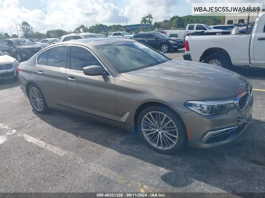 WBAJE5C55JWA94689 2018 BMW 540I I