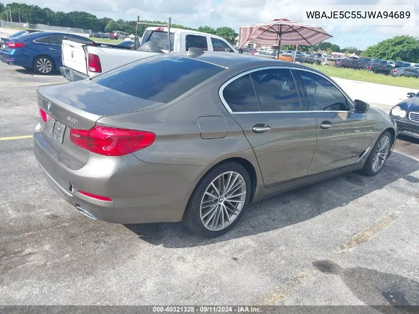 WBAJE5C55JWA94689 2018 BMW 540I I