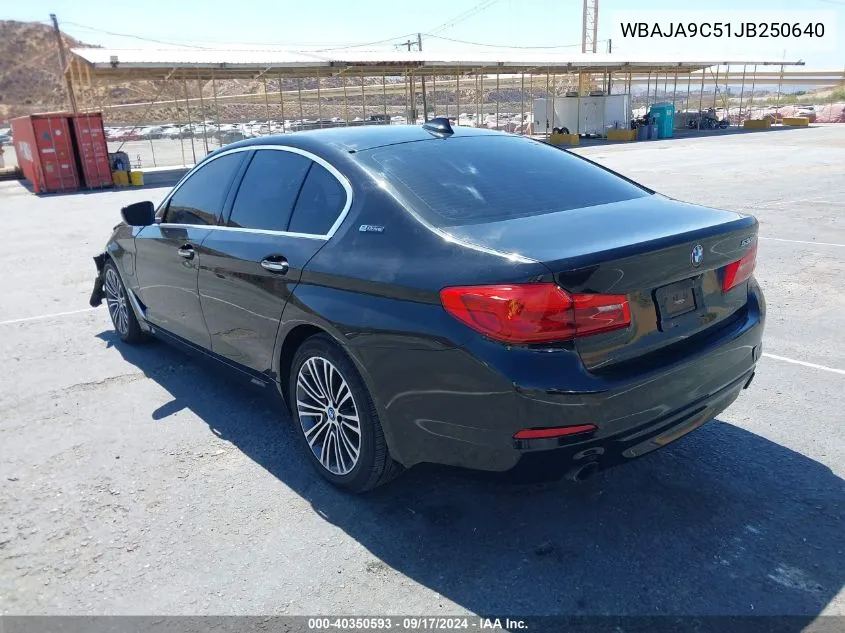 WBAJA9C51JB250640 2018 BMW 530E Iperformance