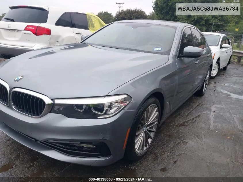 WBAJA5C58JWA36734 2018 BMW 530I