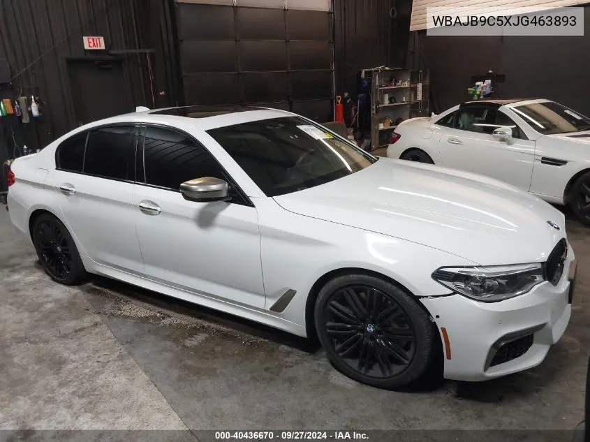 2018 BMW M550I xDrive VIN: WBAJB9C5XJG463893 Lot: 40436670