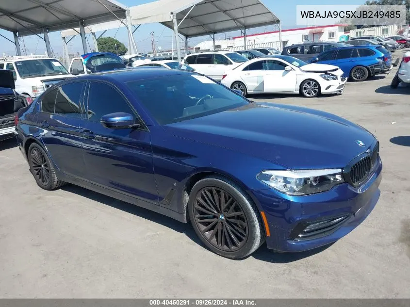 2018 BMW 530E Iperformance VIN: WBAJA9C5XJB249485 Lot: 40450291