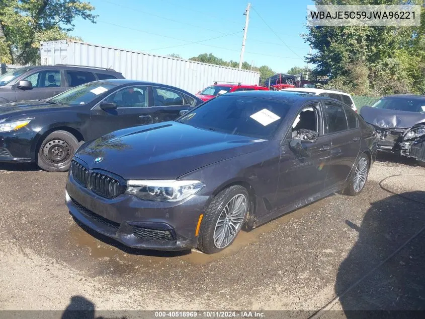 2018 BMW 540I VIN: WBAJE5C59JWA96221 Lot: 40518969